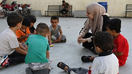 Onze collega's aan het werk in Libanon